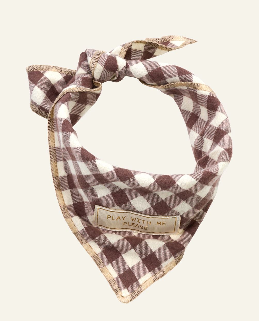 Bandana brun - 65x32 cm olivgrön - 1