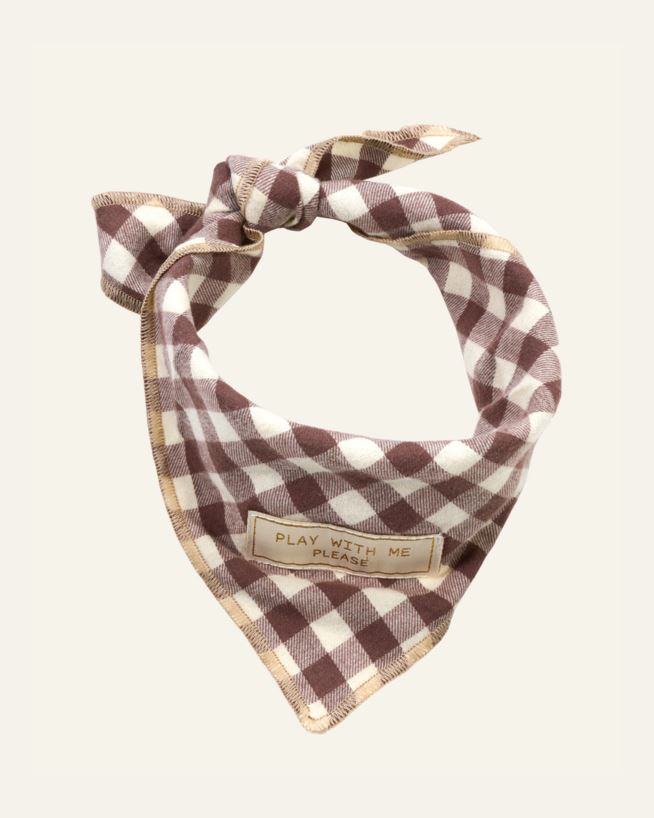 Bandana brun - 65x32 cm olivgrön - 1