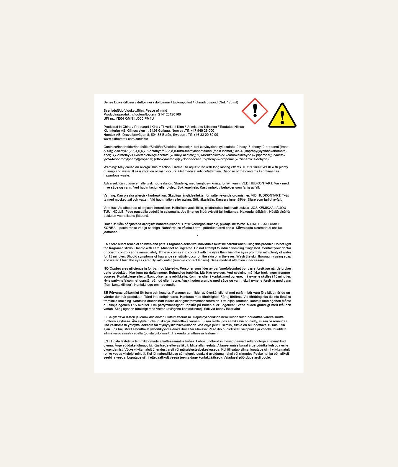 Doftpinnar multi/brun - 4