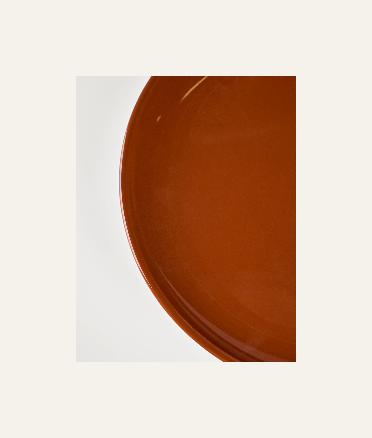 Frukosttallrik brun - 3