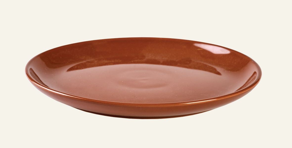 Frukosttallrik brun - 2