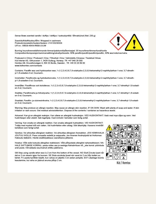 Doftljus multi/blå - 2