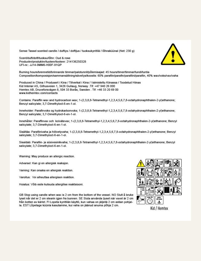 Doftljus multi/blå - 2