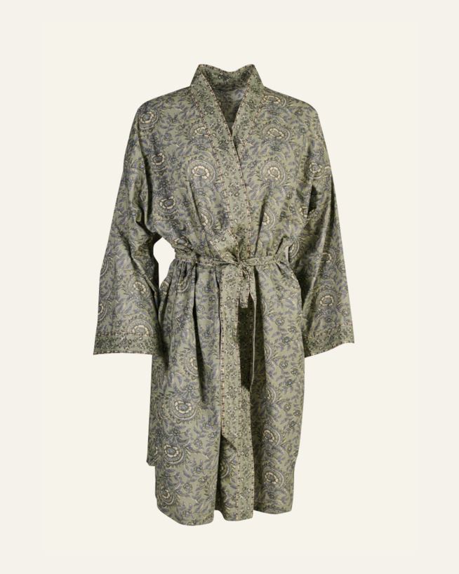 Kimono olivgrön - one size olivgrön - 1