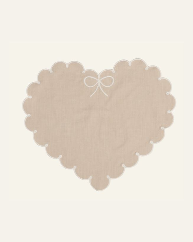 Tygservett beige - 35x45 cm beige - 1