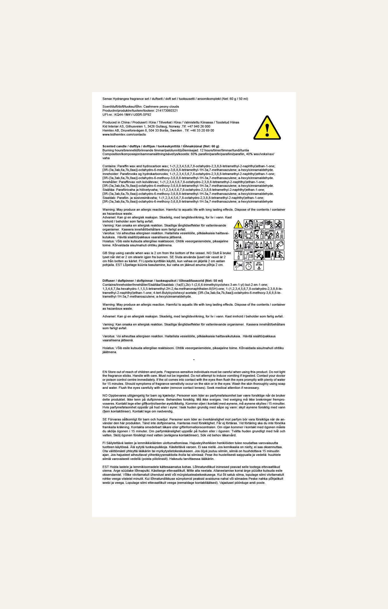 Doftset multi/vit - 2
