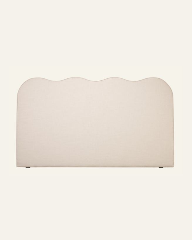 Sänggavel beige - 197x7x113 cm beige - 1