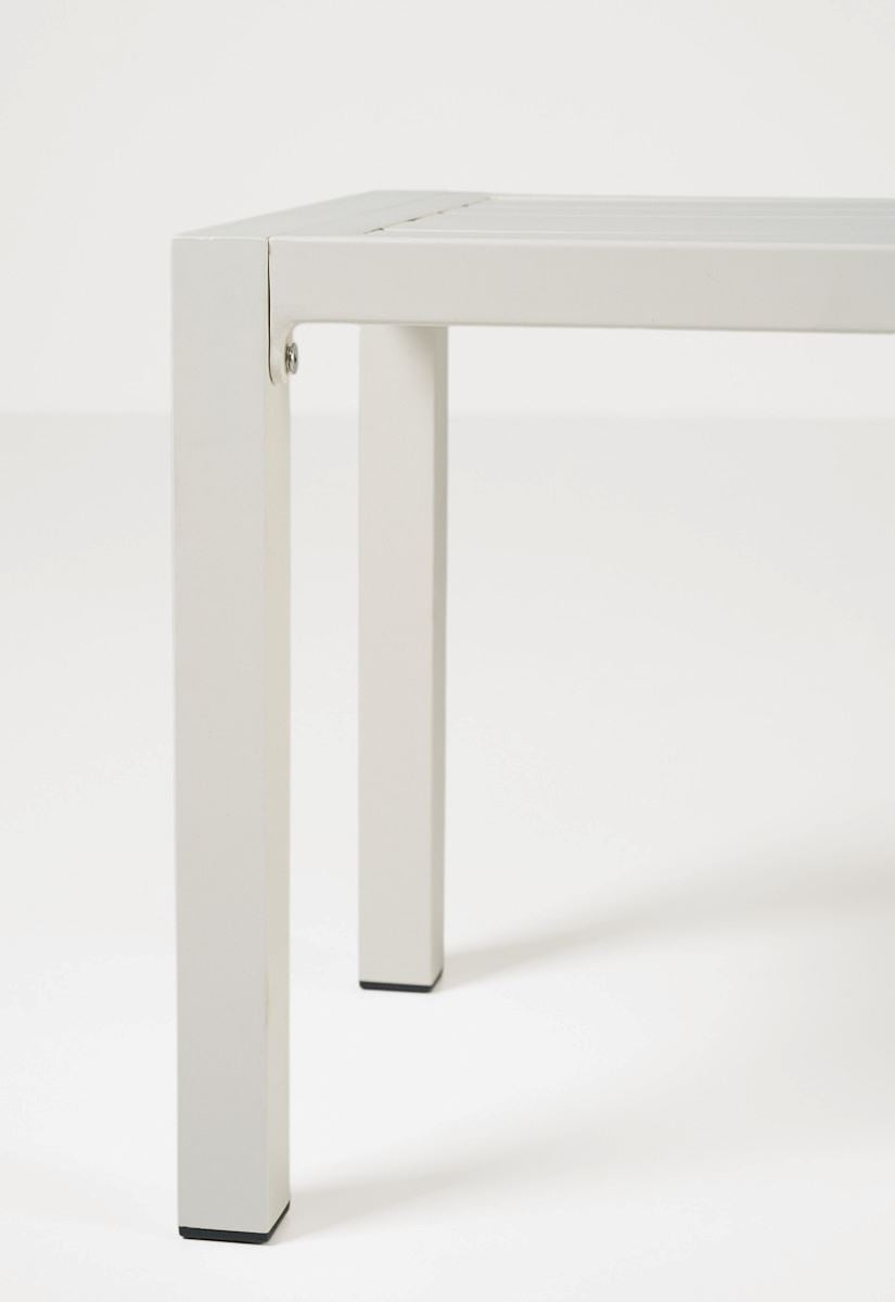 Trädgårdsbänk offwhite - 4