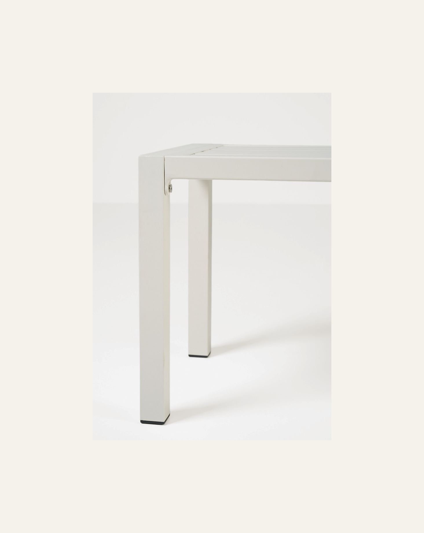 Trädgårdsbänk offwhite - 4