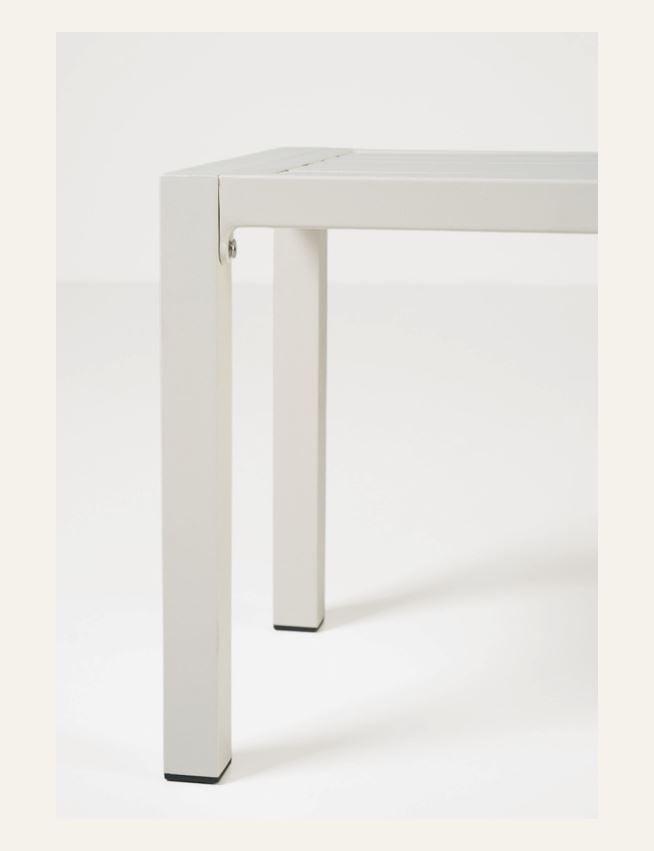 Trädgårdsbänk offwhite - 4