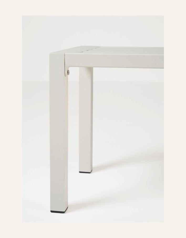 Trädgårdsbänk offwhite - 4