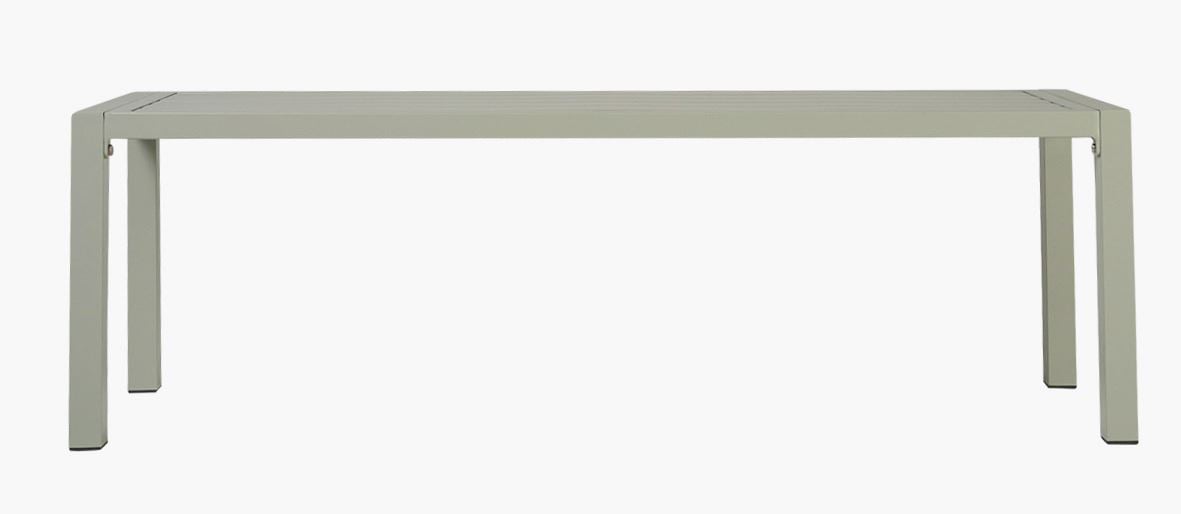 Trädgårdsbänk grågön - 132x40x42,5 cm grågön - 1