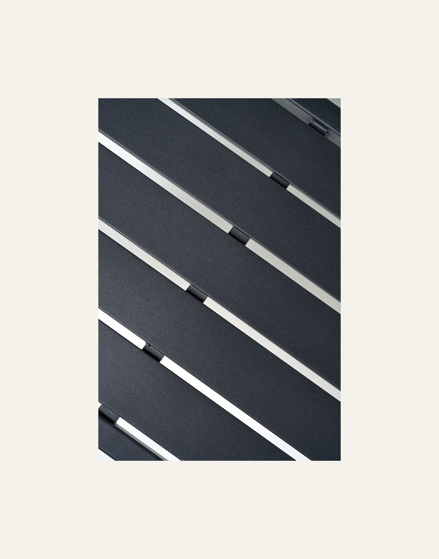 Trädgårdsbänk svart - 2