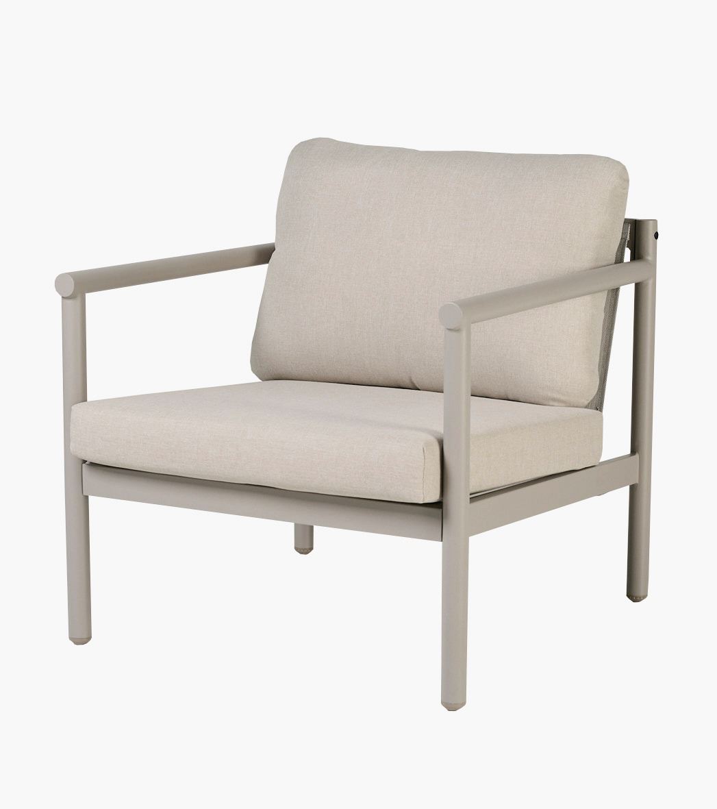 Fåtölj taupe - 71x77x66,5 cm taupe - 1