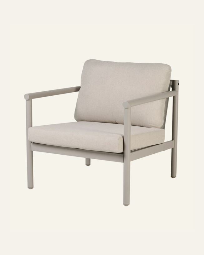 Fåtölj taupe - 71x77x66,5 cm taupe - 1