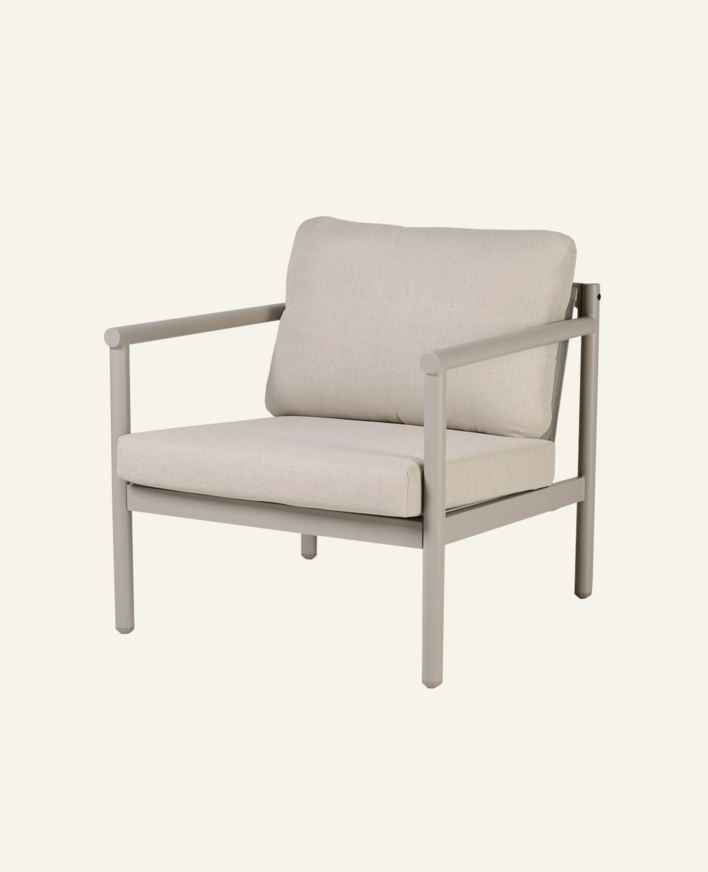 Fåtölj taupe - 71x77x66,5 cm taupe - 1