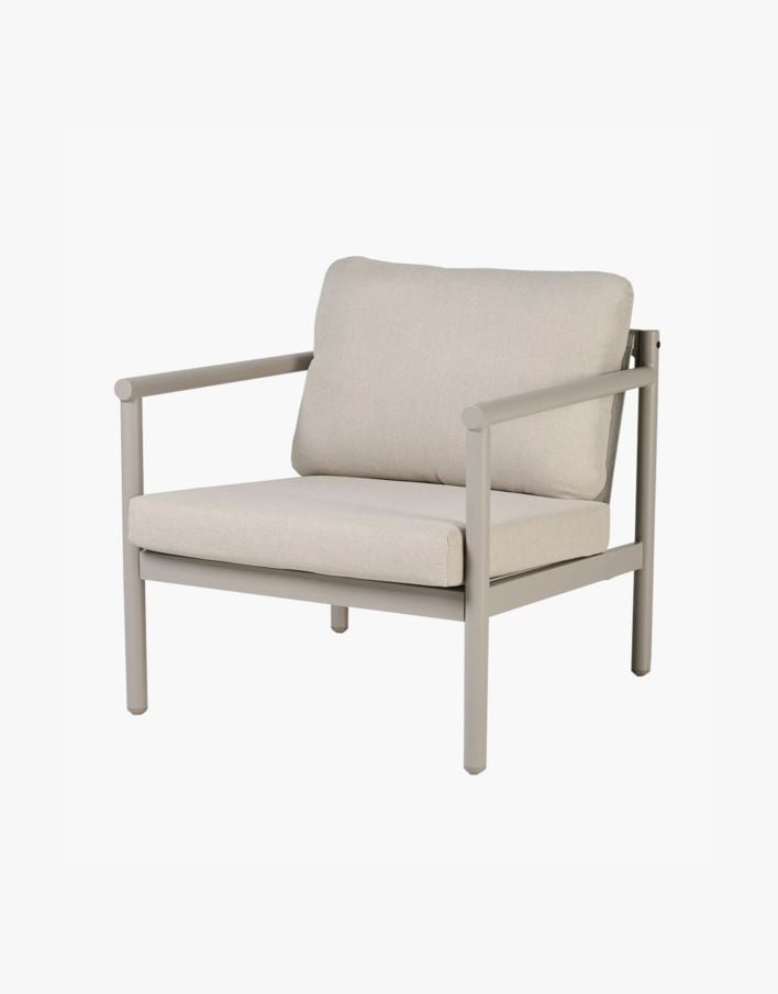 Fåtölj taupe - 71x77x66,5 cm taupe - 1