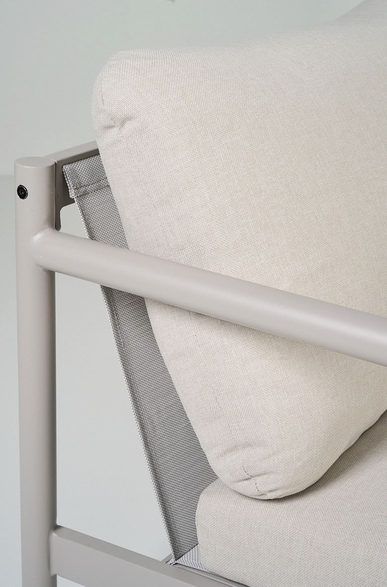 Loungesoffa taupe - 4