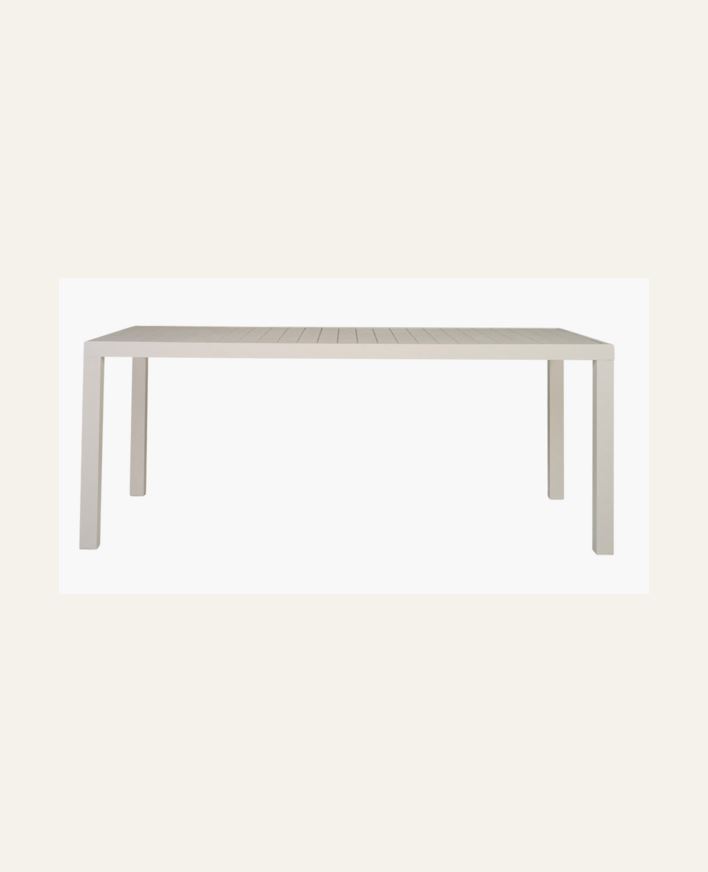 Trädgårdsbord offwhite - 180x90x74,5 cm offwhite - 1