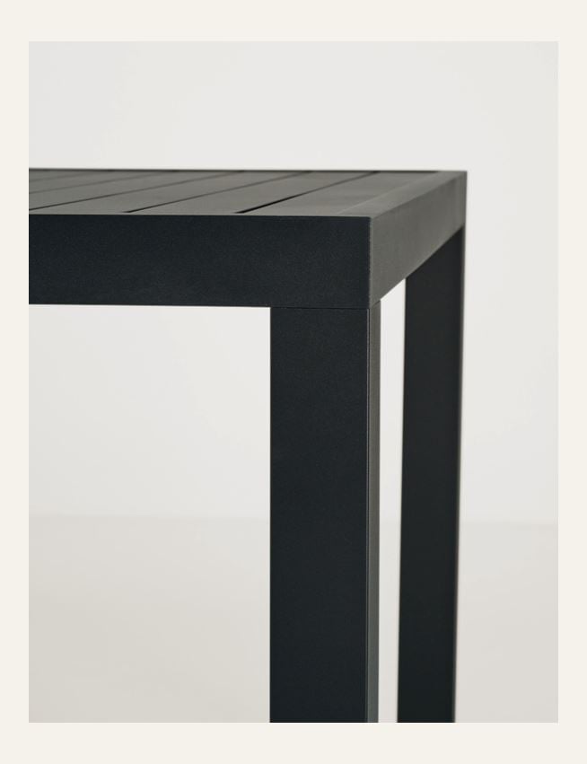 Trädgårdsbord svart - 3