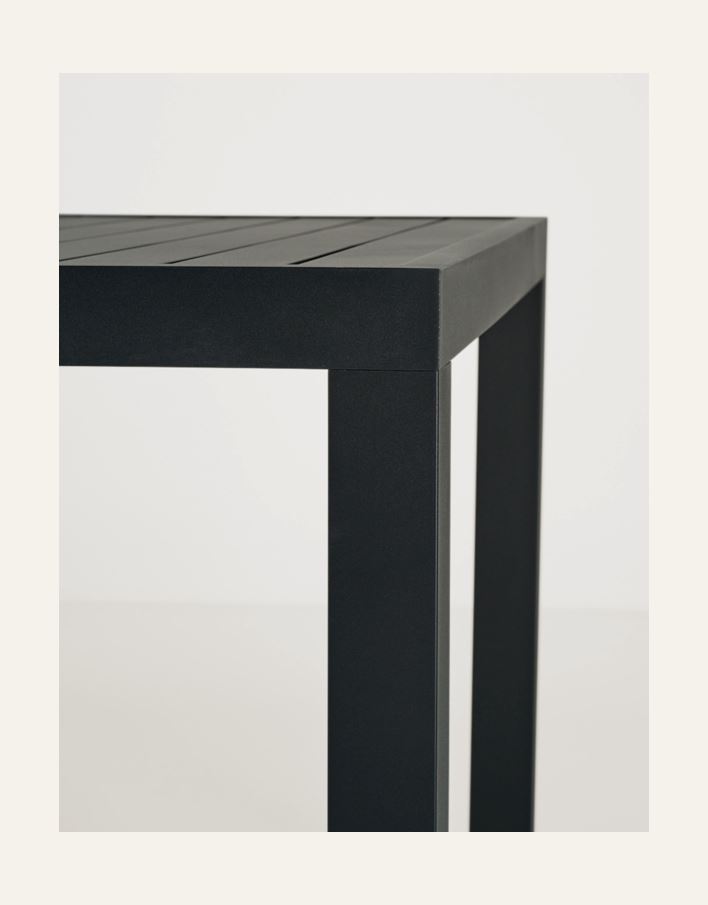 Trädgårdsbord svart - 3