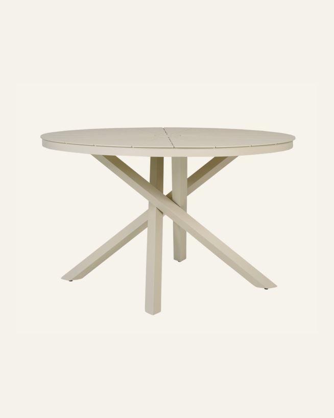 Trädgårdsbord offwhite - ø120 cm offwhite - 1