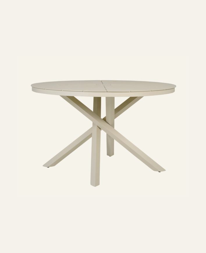 Trädgårdsbord offwhite - ø120 cm offwhite - 1