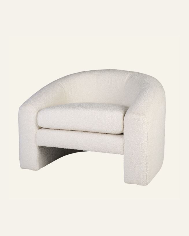 Fåtölj vit - 96x79x68 cm vit - 1