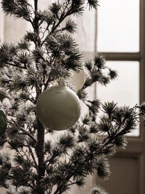 Julgranskulor vit - 2