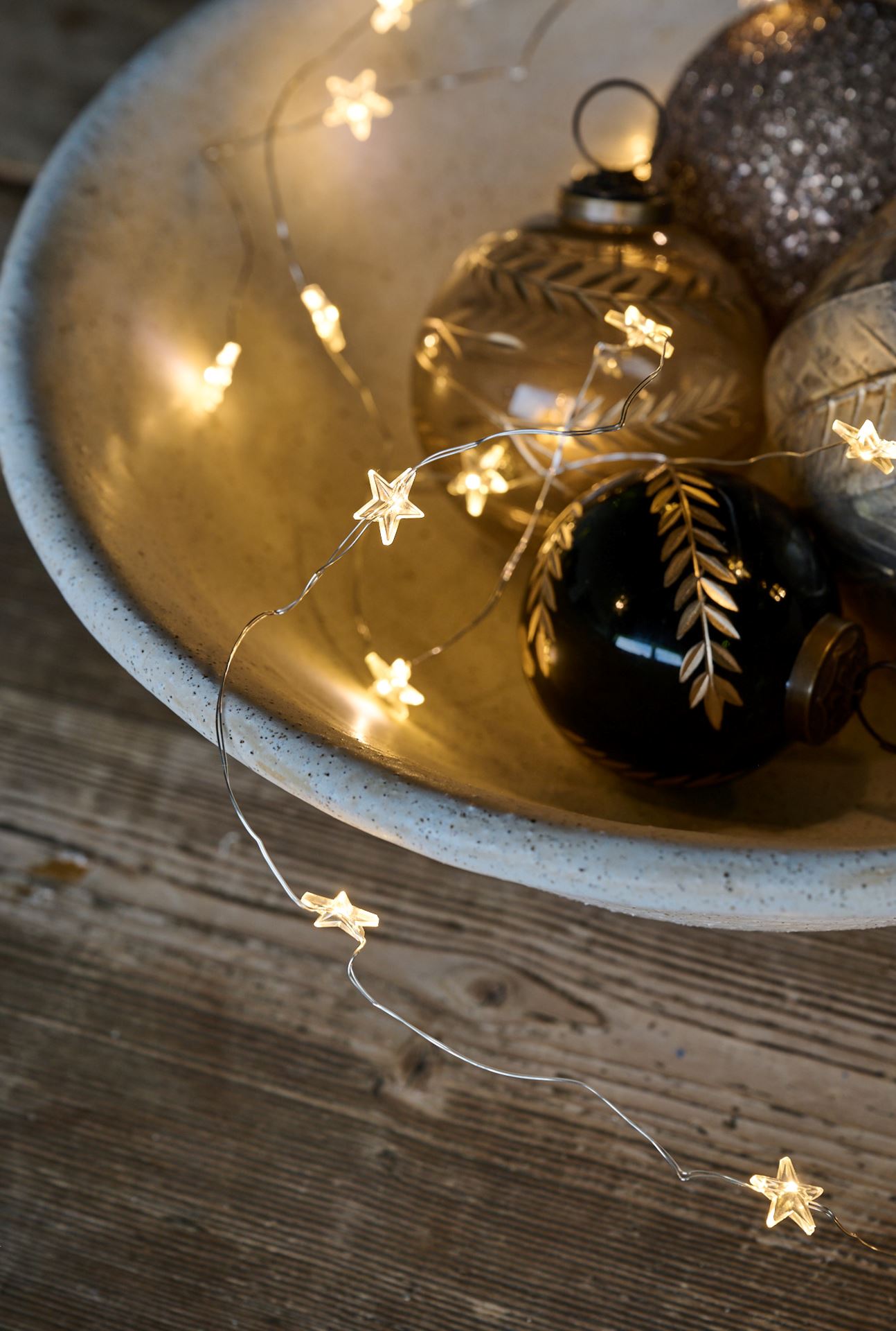 Led-ljusslinga silver - 190 cm silver - 1