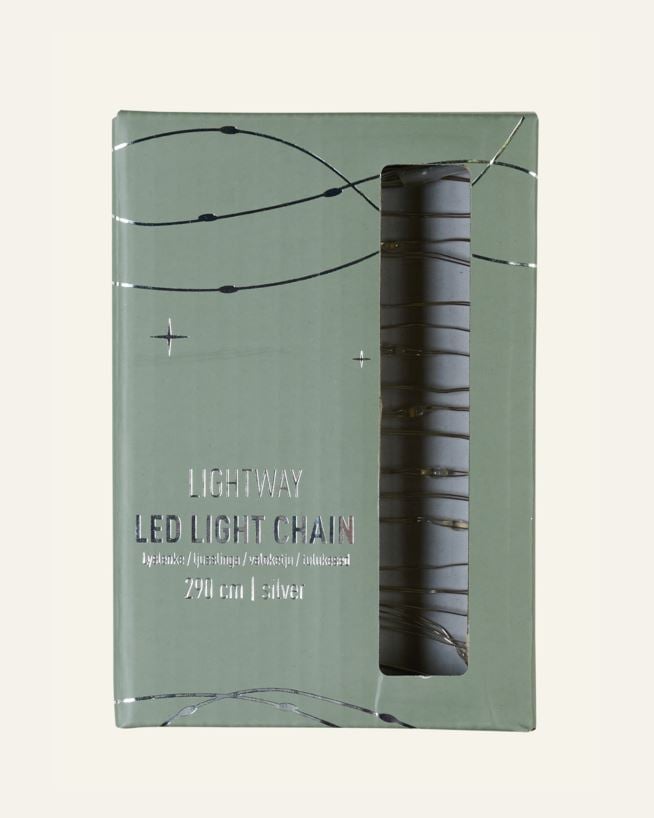 Led-ljusslinga silver - 290 cm silver - 1