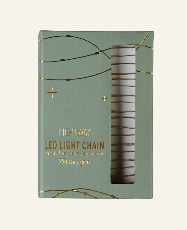 Led-ljusslinga guld - 290 cm guld - 1