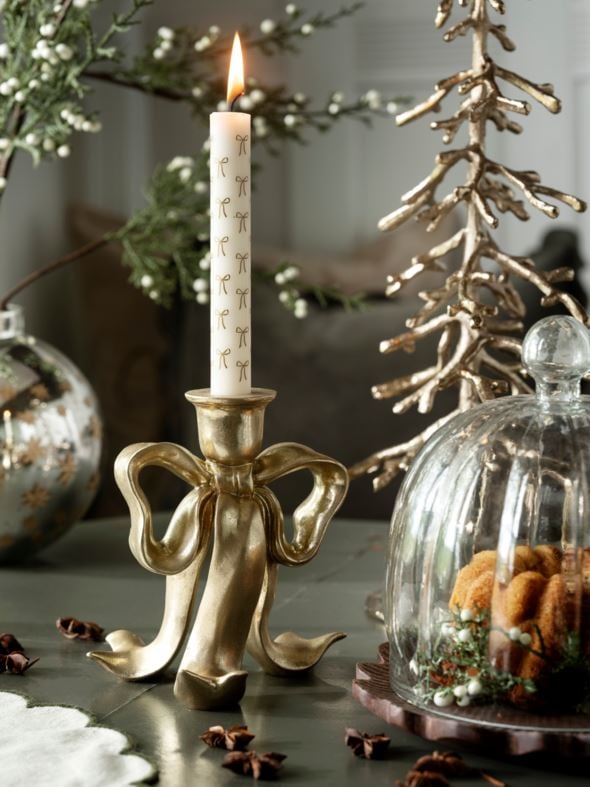 Ljusstake guld - 2