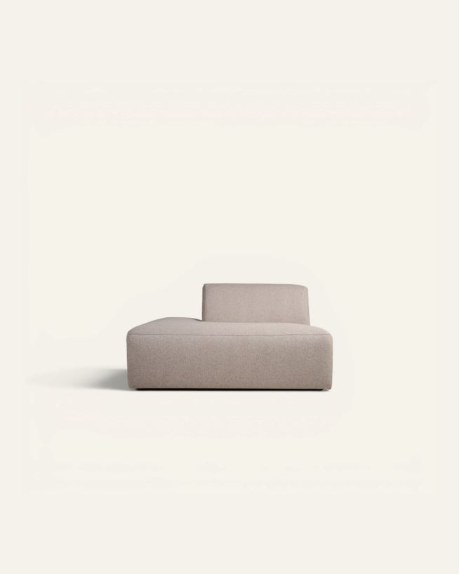 Modul öppen ände vänster beige - 134x93x73 cm beige - 1