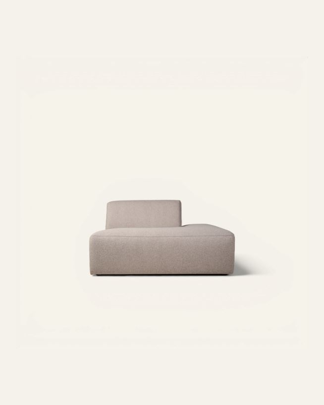 Modul öppen ände höger beige - 134x93x73 cm beige - 1