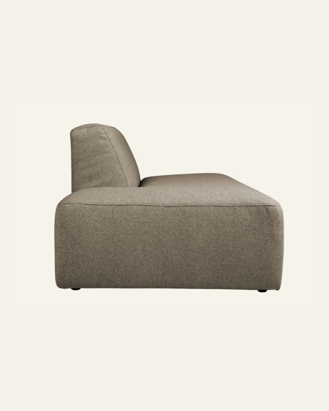 Modul öppen ände vänster brun - 134x93x73 cm brun - 1