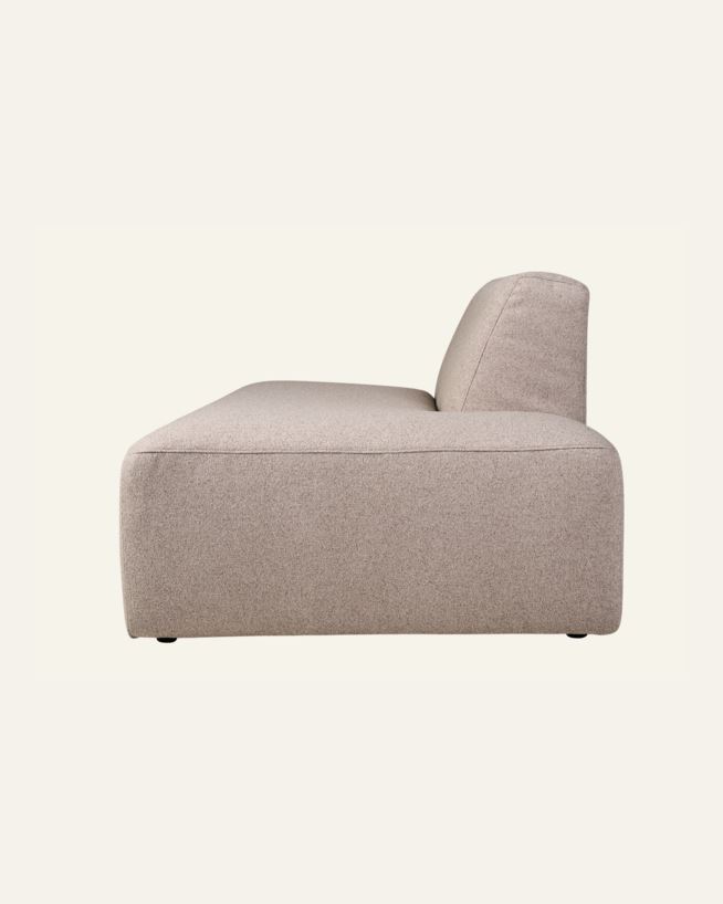 Modul öppen ände höger beige - 134x93x73 cm beige - 1