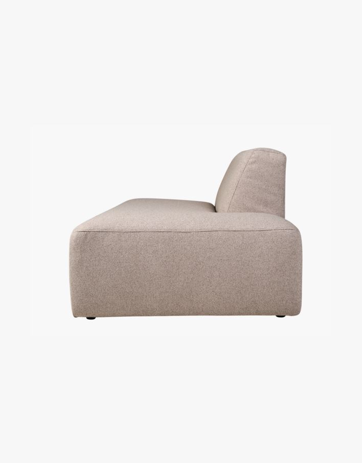 Modulsoffa divan höger beige - 134x93x73 cm beige - 1