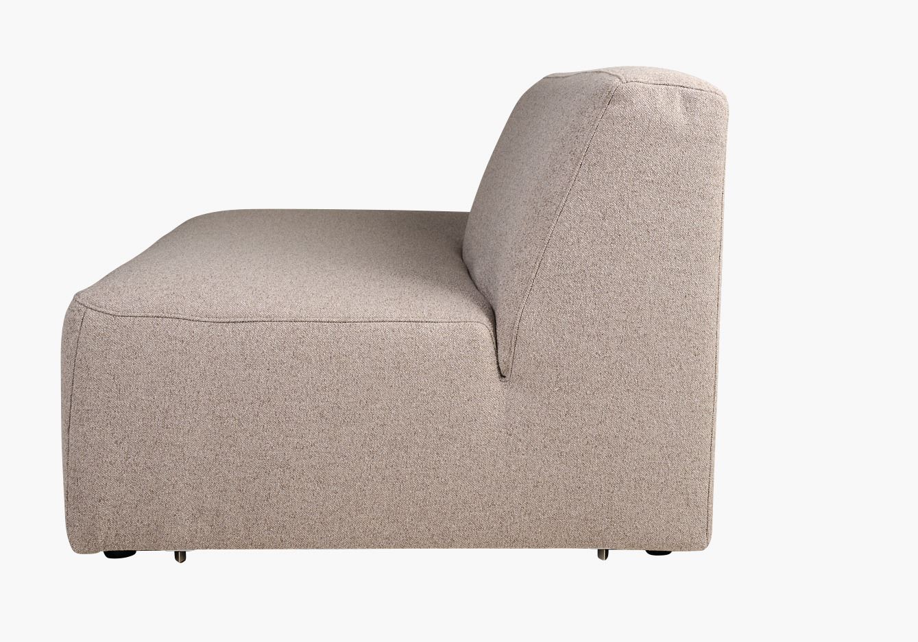 Modulsoffa 1,5 sits utan armstöd beige - 3