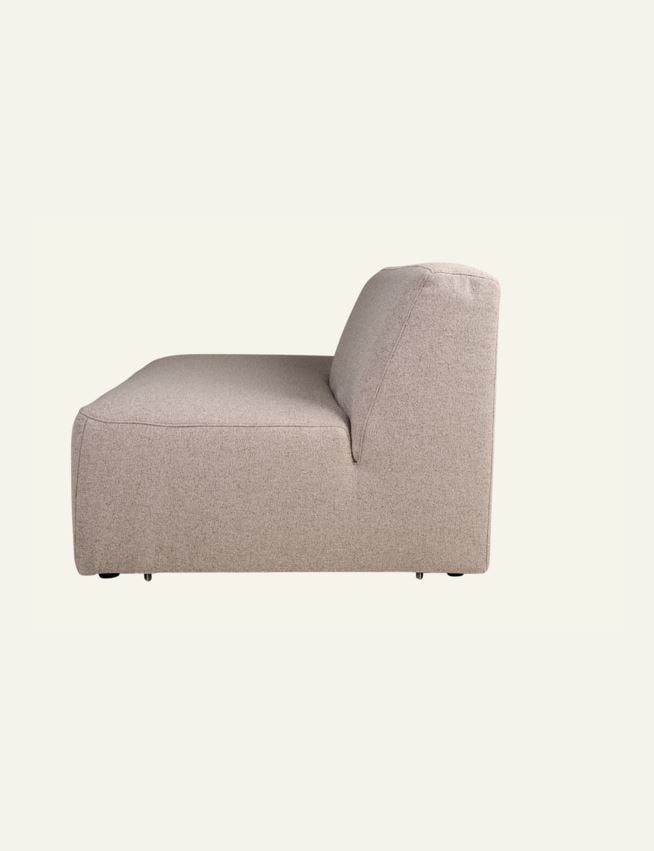 Modul 1,5-sits utan armstöd beige - 3