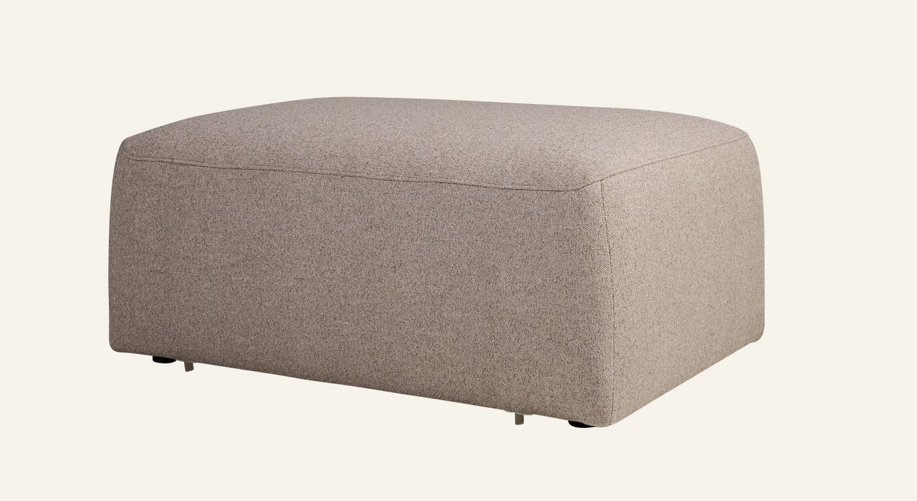 Modulsoffa puff liten beige - 2