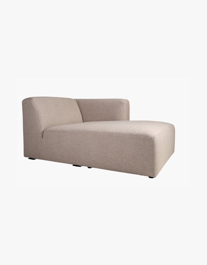Modulsoffa schäslong höger beige - 114x154x73 cm beige - 1