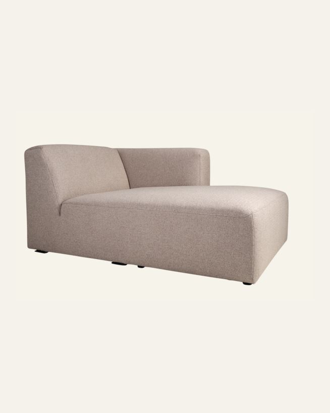 Modul schäslong höger beige - 154x114x73 cm beige - 1