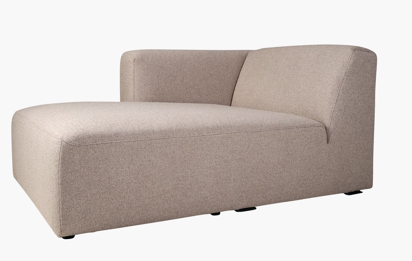 Modulsoffa schäslong vänster beige - 3