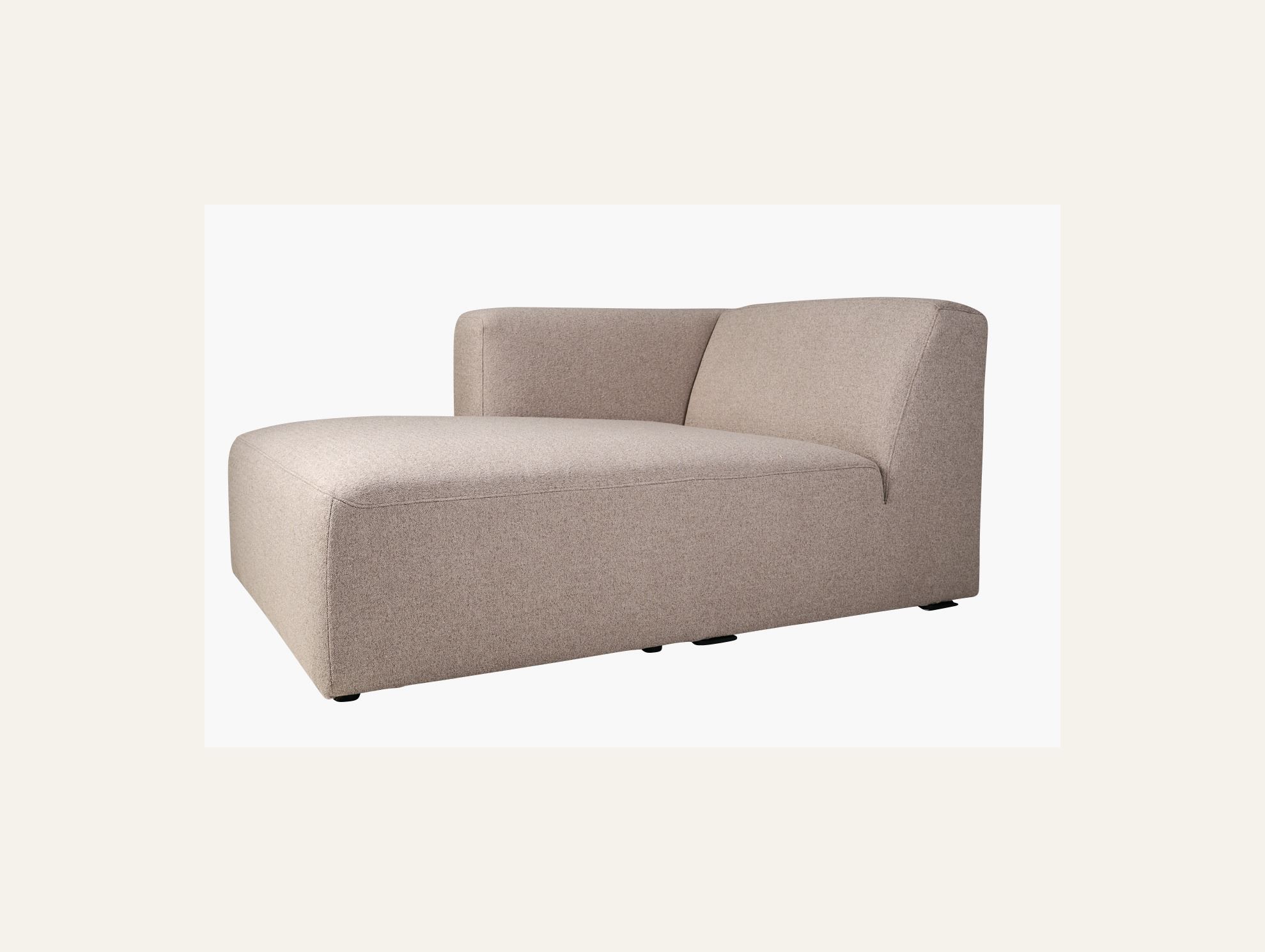 Modulsoffa schäslong vänster beige - 3