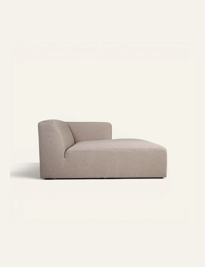 Modul schäslong höger beige - 2