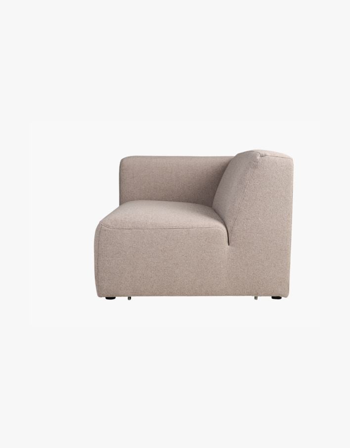 Modulsoffa 1,5 sits m/armstöd vänster beige - 110x93x73 cm beige - 1