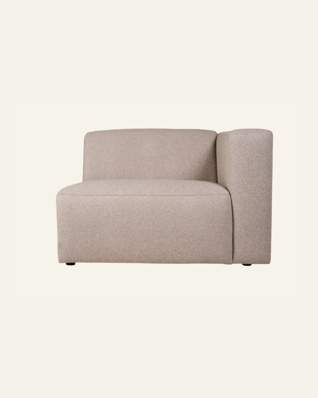 Modul 1,5-sits armstöd höger beige - 110x93x73 cm beige - 1
