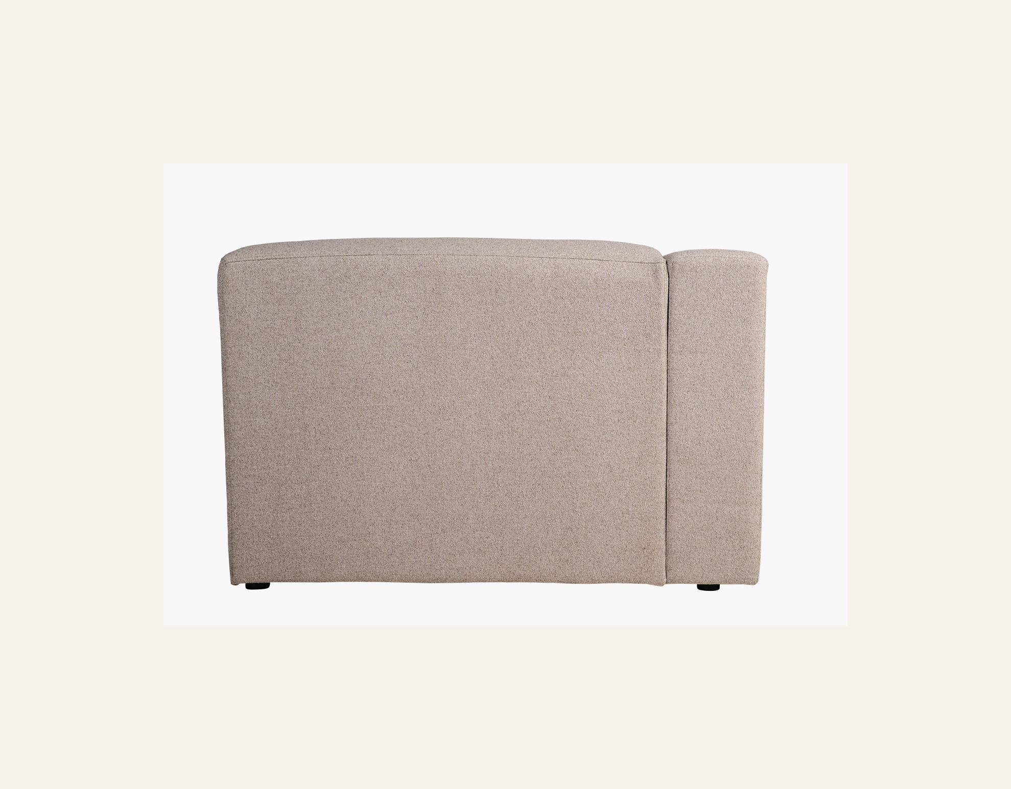 Modulsoffa 1,5 sits m/armstöd höger beige - 2