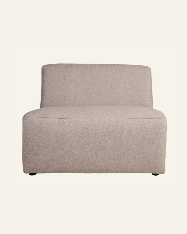 Modul 1,5-sits utan armstöd beige - 90x93x73 cm beige - 1